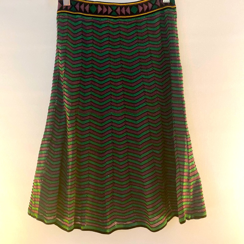 Missoni zigzag skirt, swing, lined,hardly worn.